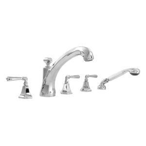 720 Series Roman Tub Set with Diverter Handshower and Valencia Handle (available as trim only P/N: 1.727493T)