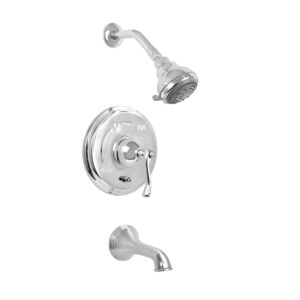 800 Series Pressure Balance Tub and Shower Set with Siena Handle (available as trim only P/N: 1.807968T)