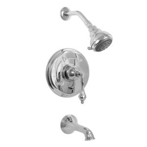 800 Series Pressure Balance Tub and Shower Set with Houston Handle (available as trim only P/N: 1.808168T)