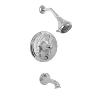 800 Series Pressure Balance Tub and Shower Set with Chicago Handle (available as trim only P/N: 1.808568T)