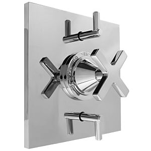 Thermostatic Shower Set with Tribeca-X Handle and Two Volume Controls