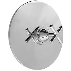 3/4" Thermostatic Shower Set with Nova II Handle and Round Contemporary Deluxe Plate (available as trim only P/N: 1.084897DT)