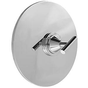 3/4" Thermostatic Shower Set with Ceres II Handle and Round Contemporary Deluxe Plate (available as trim only P/N: 1.085097DT)