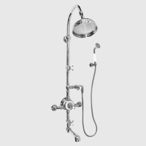 Exposed Thermostatic Tub and Shower Set with Handshower and 481 Handle