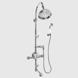 Exposed Thermostatic Tub and Shower Set with Handshower and 482 Handle