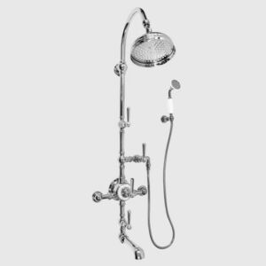 Exposed Thermostatic Tub and Shower Set with Handshower and 484 Handle