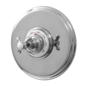 3/4" Round Deluxe Thermostatic Shower Set with 021 Handle (available as trim only P/N: 7.0402197DT)