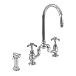 Sancerre Bridge Kitchen Faucet with Sidespray - 481 Handle