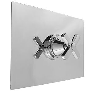 3/4" Thermostatic Shower Set with Lira Handle and Deluxe Plate (available as trim only P/N: 1.068297DT)