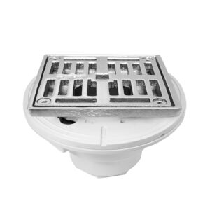 4" Square PVC Shower Drain